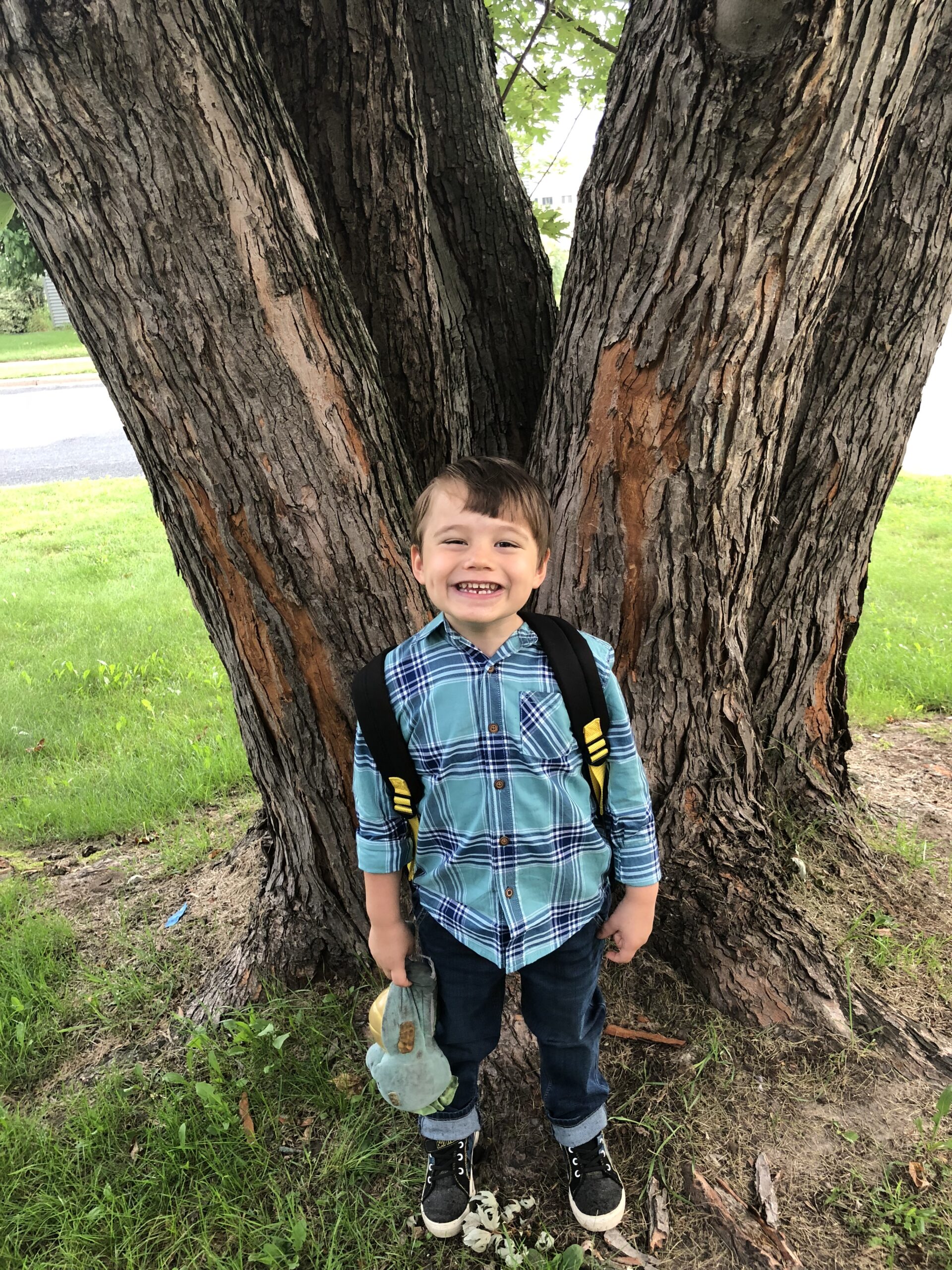 IMG_2086 Trent's first day of preschool